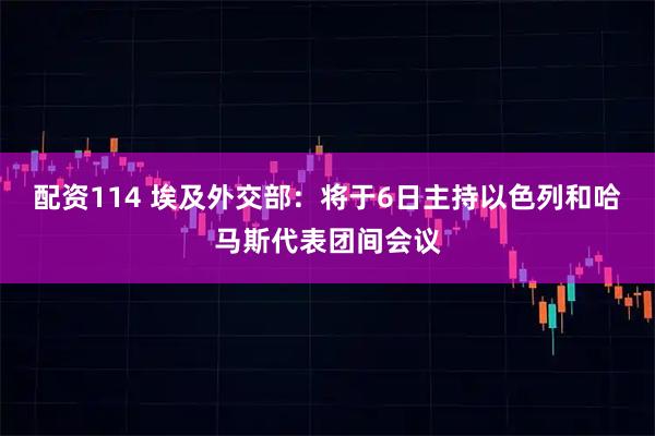 配资114 埃及外交部：将于6日主持以色列和哈马斯代表团间会议