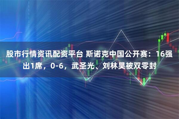 股市行情资讯配资平台 斯诺克中国公开赛：16强出1席，0-6，武圣光、刘林昊被双零封
